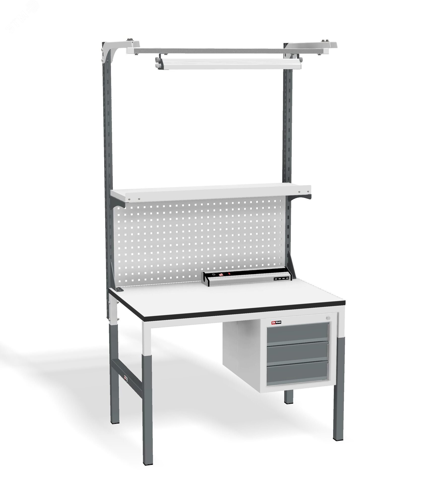 Изображение товара Монтажный стол набор CР-М-100/90-05 ESD с регулировкой по высоте и антистатической поверхностью