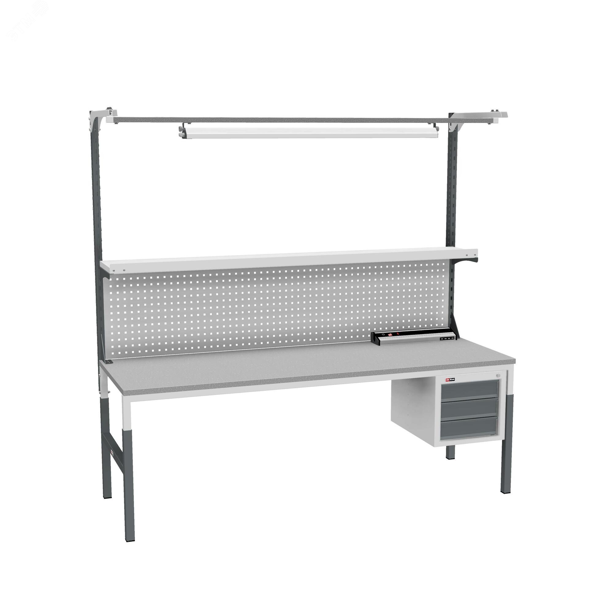 Изображение товара Стол монтажный СР-М-200-05 с регулируемой высотой и комплектом аксессуаров