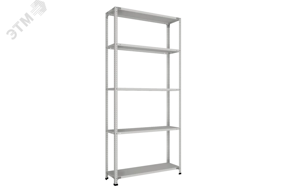 Изображение товара Металлический стеллаж СТ-011 2000х1000х300 5 полок для офиса и склада