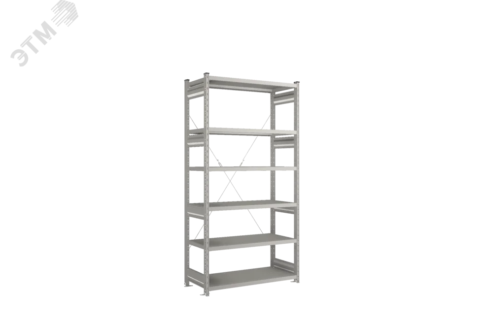 Изображение товара Стеллаж ДиКом СТ-031 2067х1000х500, 6 полок для склада и производства