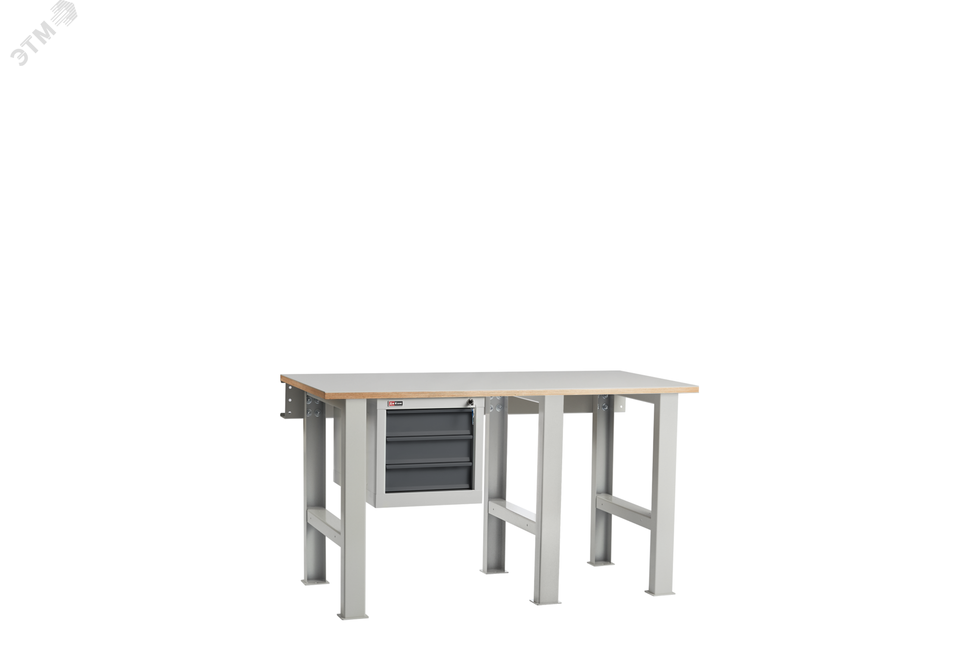 Изображение товара Верстак-НАБОР ВЛ-150-02 МФ со стяжкой и тумбой российский надёжный