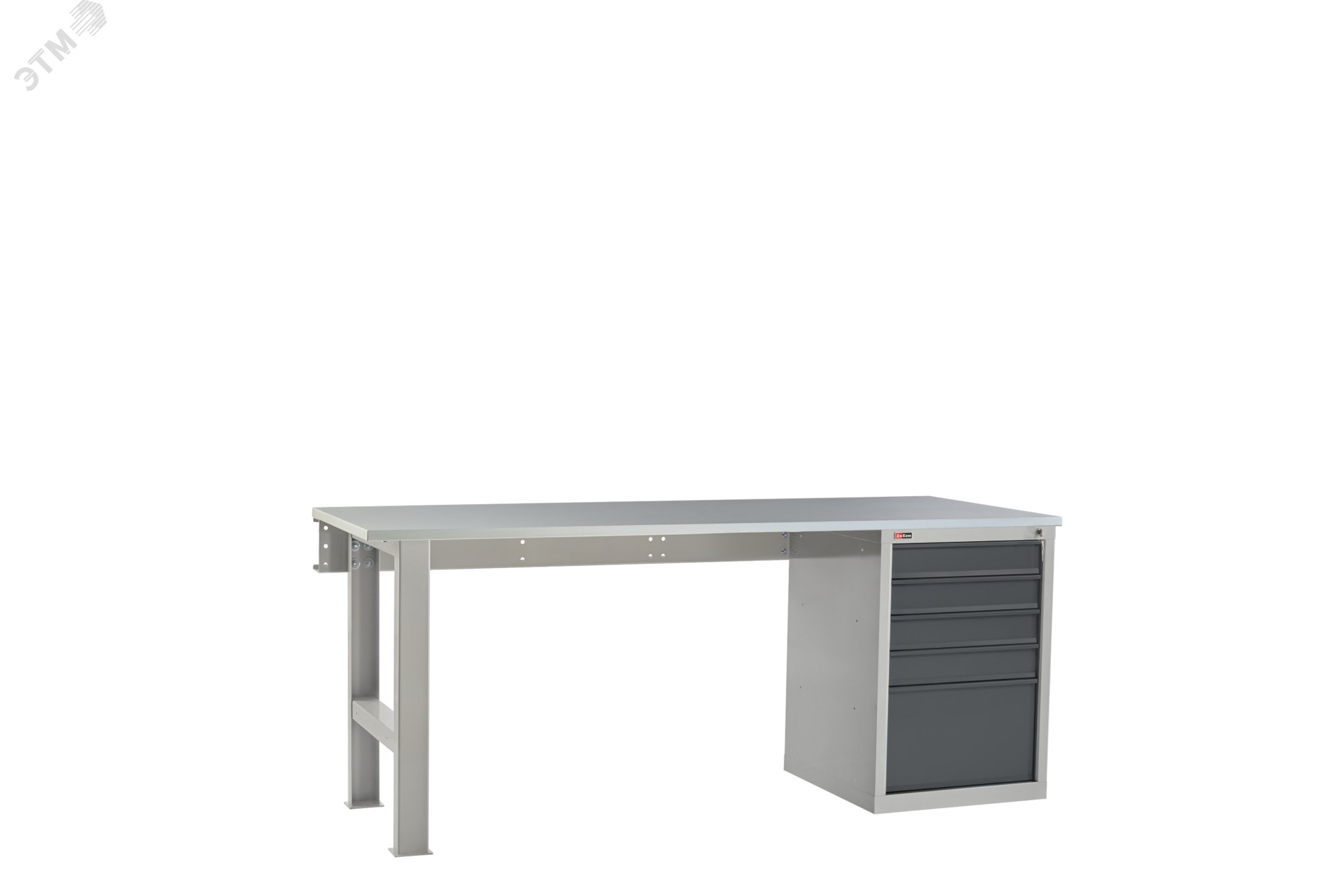 Изображение товара Верстак-НАБОР ВЛ-200-04 ЦФ с тумбой и влагостойкой столешницей