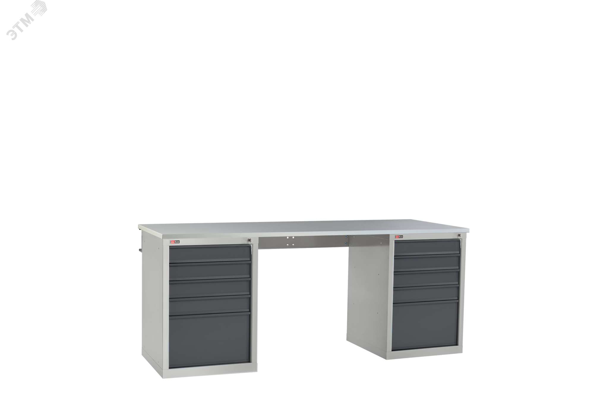 Изображение товара Верстак-НАБОР ВЛ-200-06 ЦФ со стяжкой и ящиками для профессиональных работ