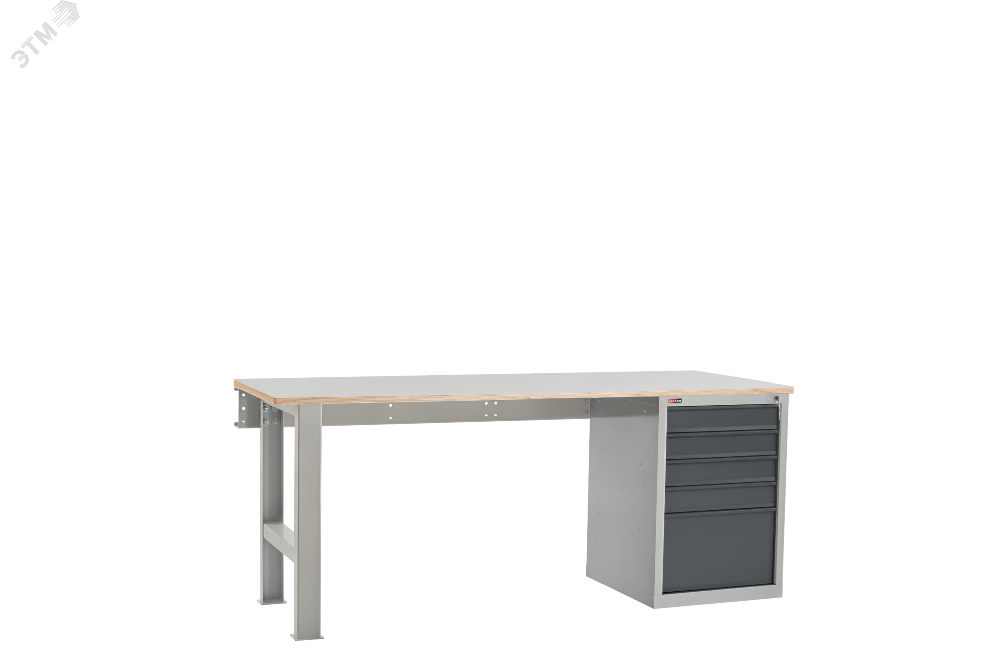 Изображение товара Верстак-НАБОР ВЛ-200-04 МФ со сварной тумбой и ящиками 5 шт Россия