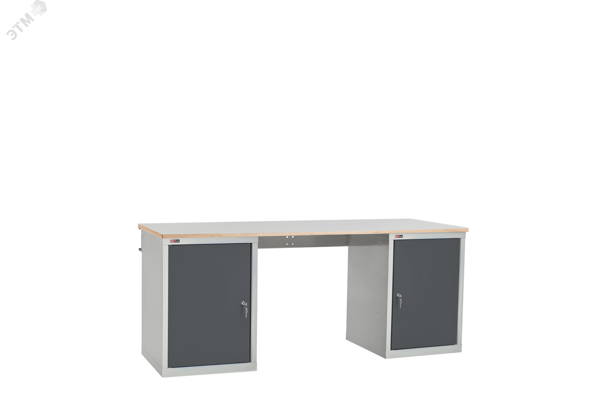 Изображение товара Верстак-НАБОР ВЛ-200-05 МФ со сварными тумбами и влагостойкой поверхностью