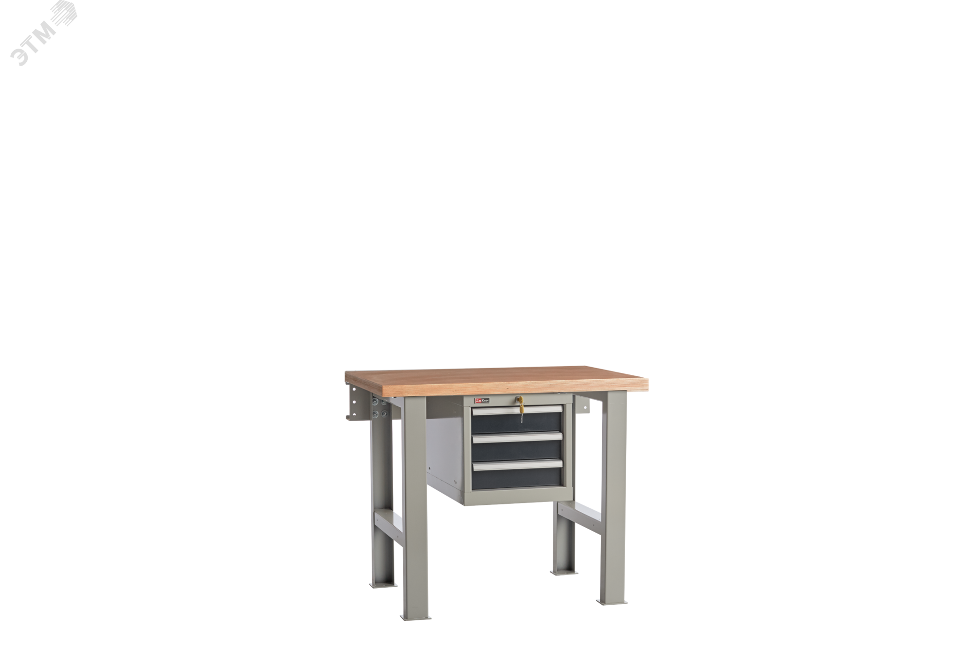 Изображение товара Верстак-НАБОР ВС-100-02 Ф слесарный с тумбой и высокой нагрузкой