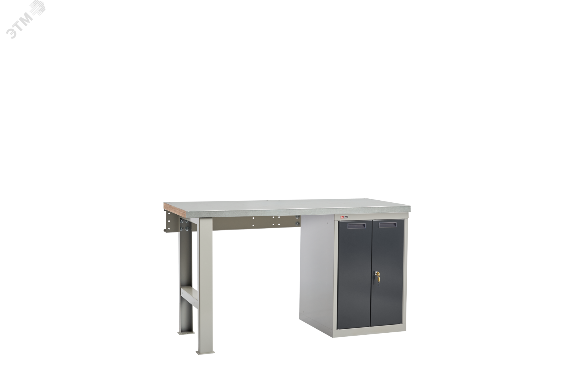 Изображение товара Верстак слесарный ВС-150-03 ЦФ с тумбой и стяжкой Диком Россия