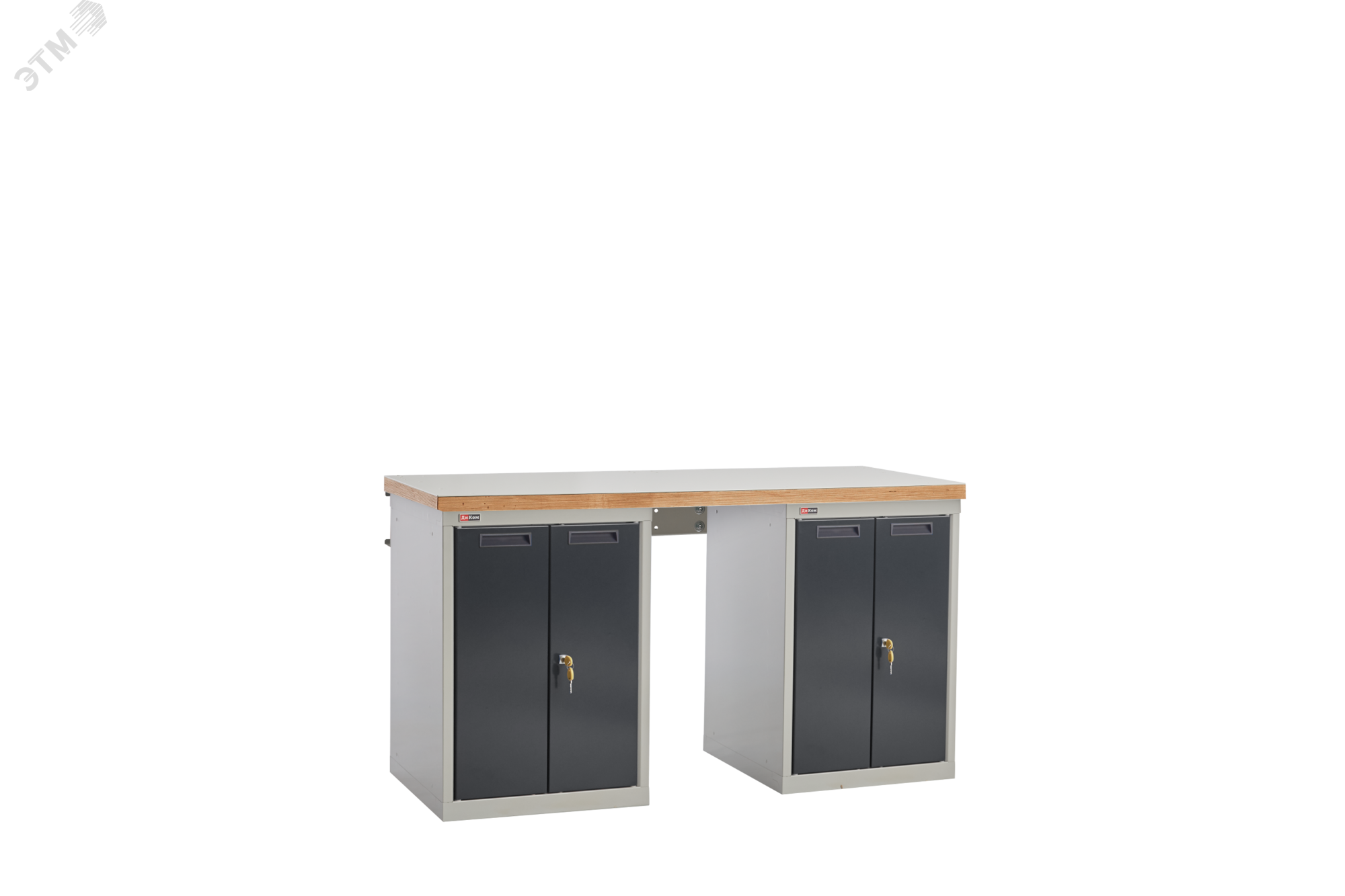 Изображение товара Верстак слесарный набор ВС-150-05 МФ с двумя тумбами и мощной столешницей