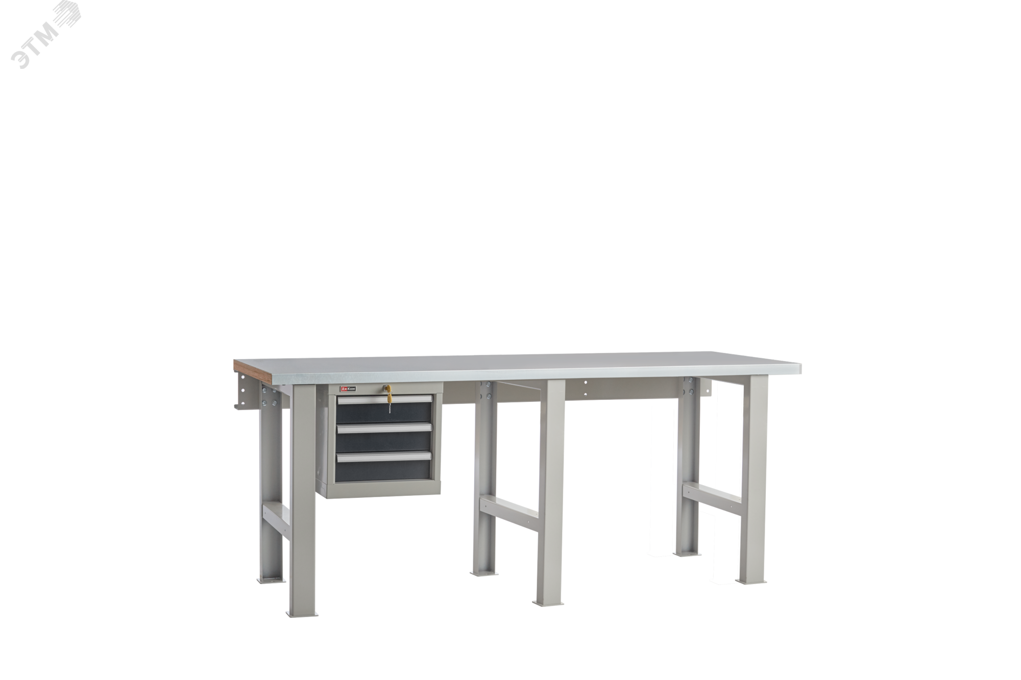 Изображение товара Верстак слесарный Диком ВС-200-02 ЦФ с тумбой и нагрузкой 3000 кг