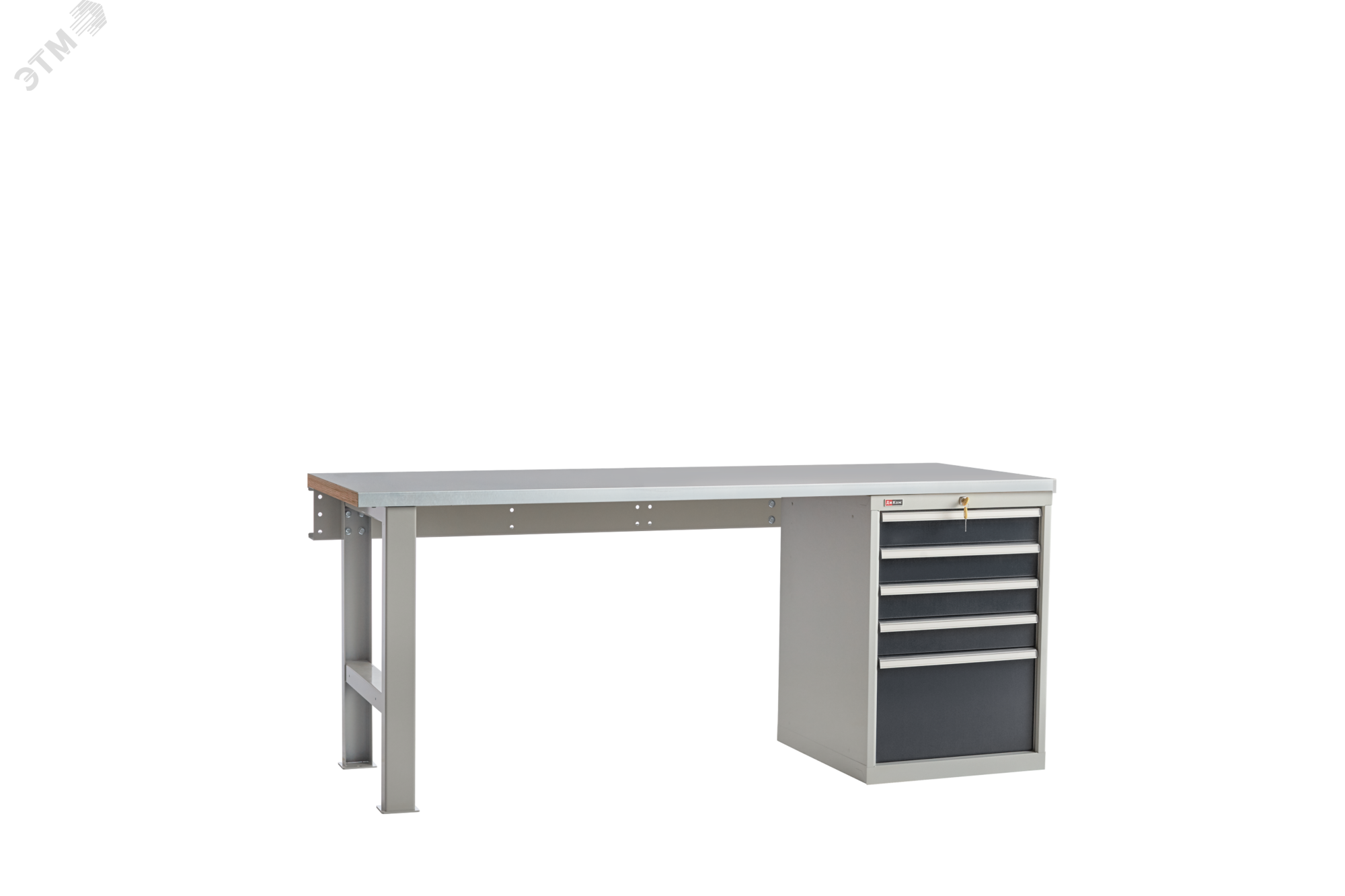 Изображение товара Верстак-НАБОР ВС-200-04 ЦФ с тумбой и ящиками