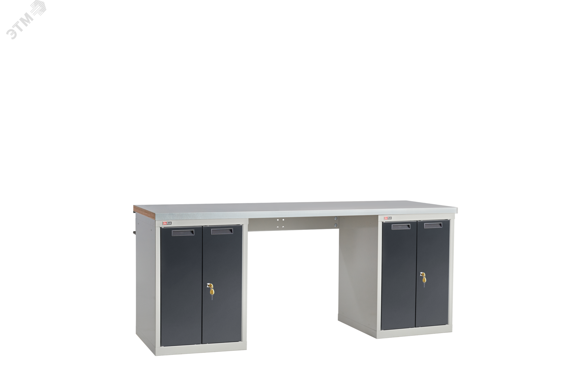 Изображение товара Верстак слесарный на двух тумбах с нагрузкой 3000 кг, Россия