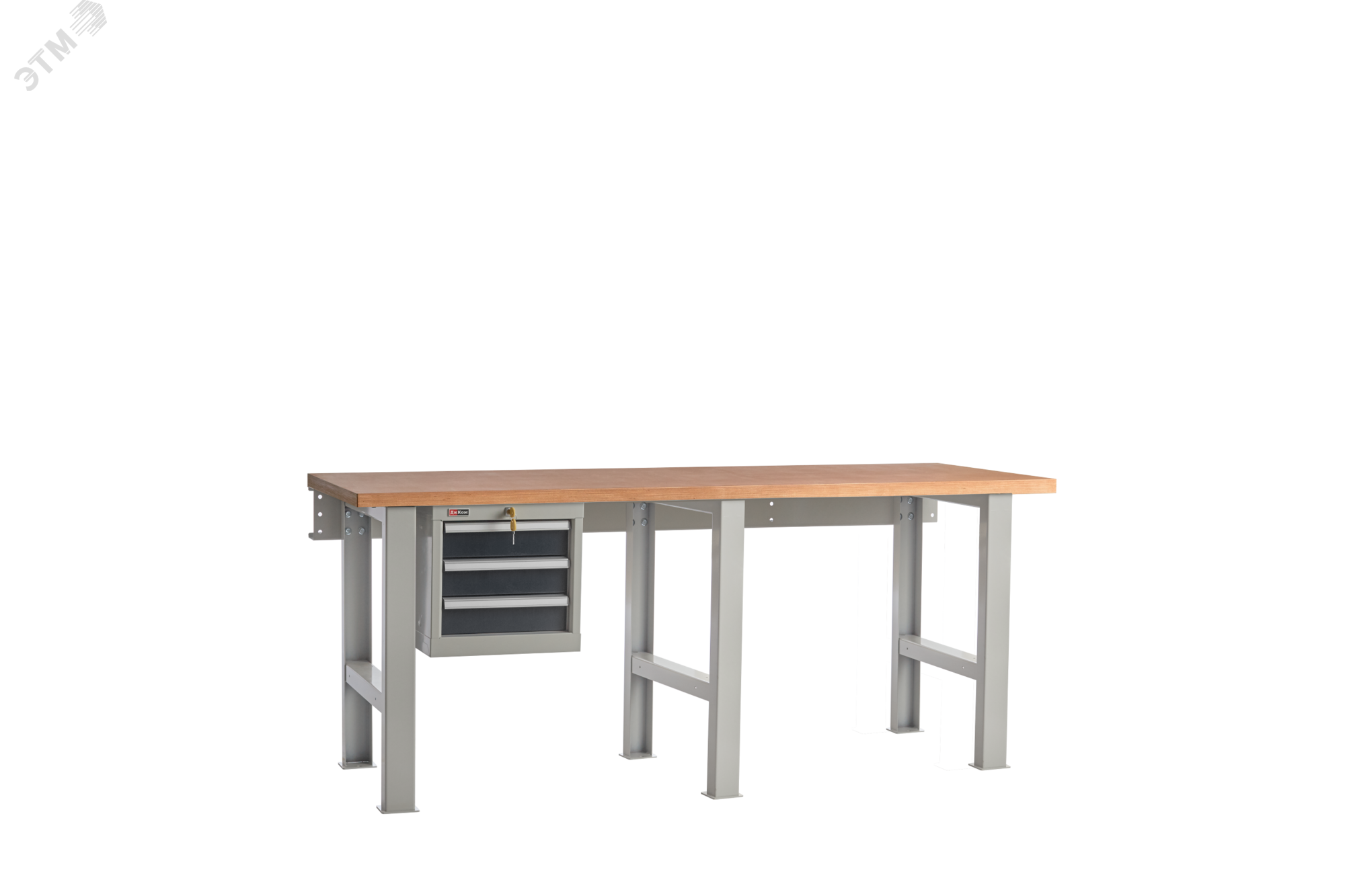 Изображение товара Верстак-НАБОР ВС-200-02 Ф профессиональный верстак с тремя ящиками и влагостойкой столешницей