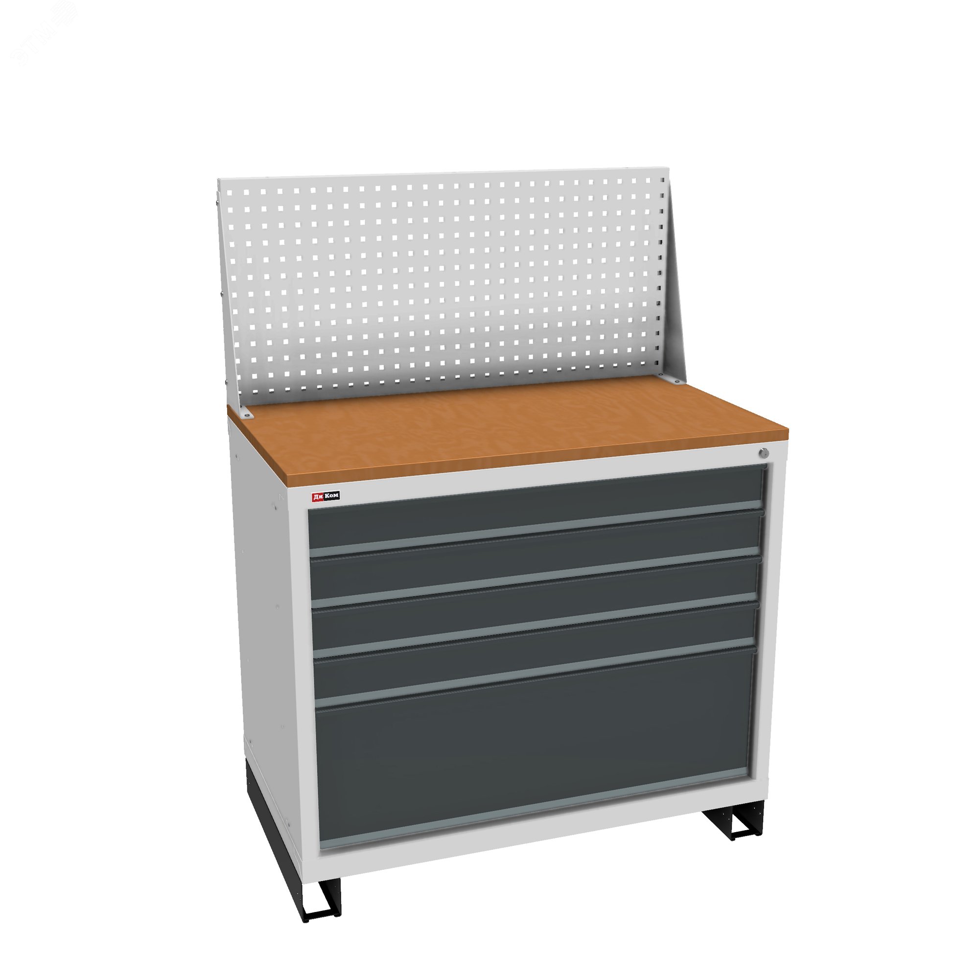 Изображение товара Тумба инструментальная с ящиками и столешницей Диком ВЛ-035-05