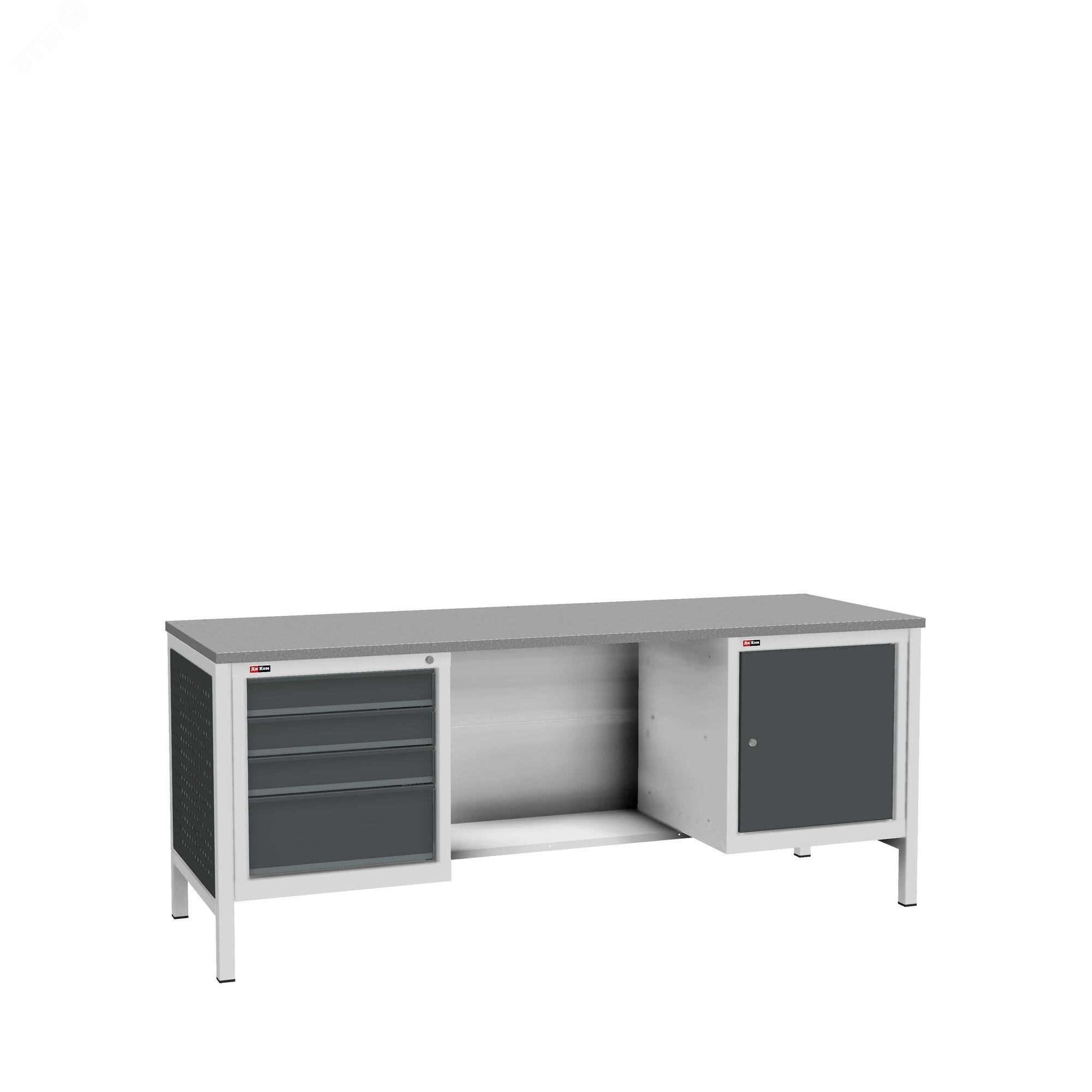 Изображение товара Верстак-НАБОР ВЛ-К-200-05 для производства и гаража с нагрузкой 500 кг