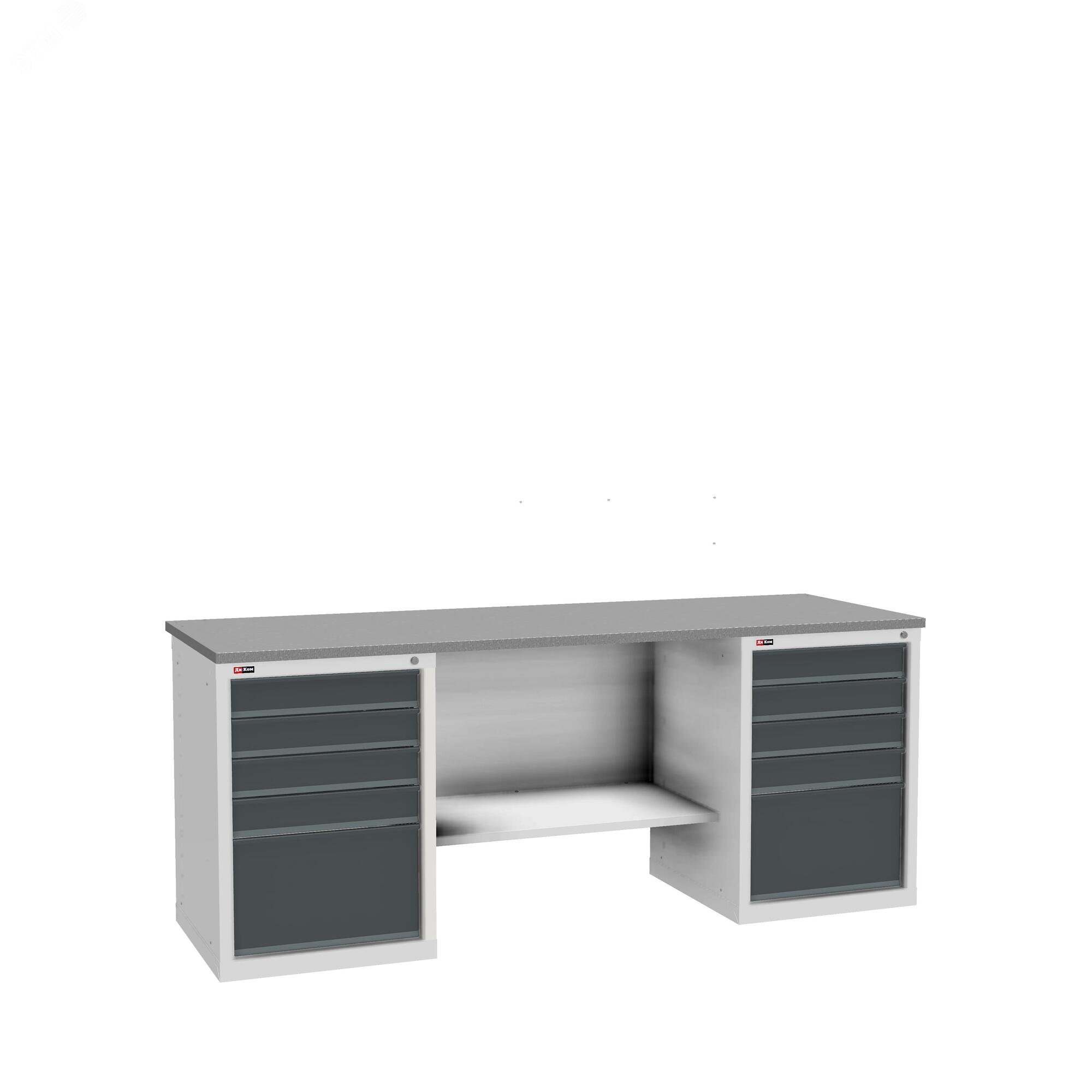 Изображение товара Верстак-НАБОР ВЛ-К-200-09 надежный слесарный с модульной конструкцией