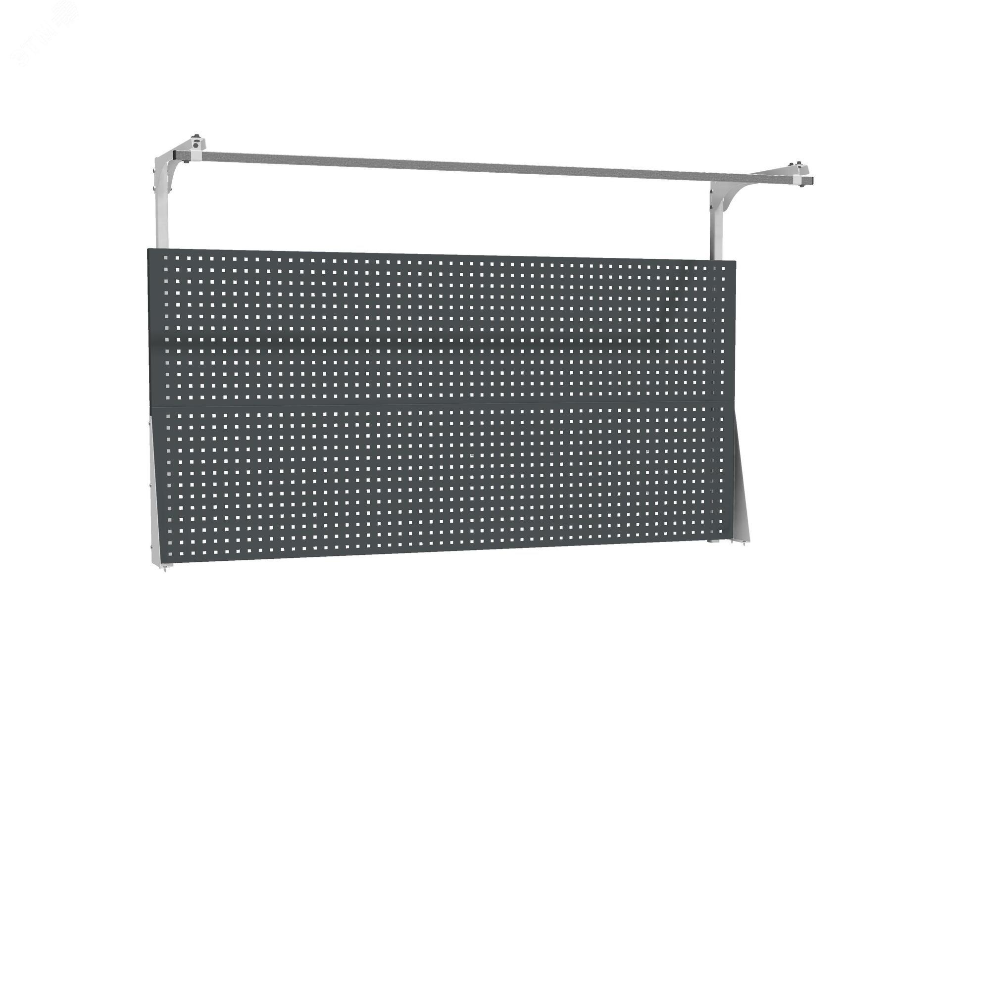 Изображение товара Верстак модульный ВЛ-К-200-Э3 с перфорированным экраном для мастерских гаражей