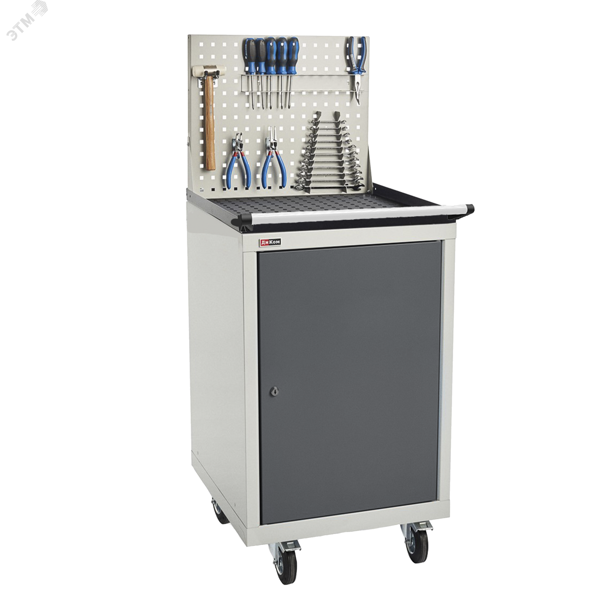 Изображение товара Инструментальная тумба набор ВЛ-К-010-02 на колёсах для мастерских и гаражей
