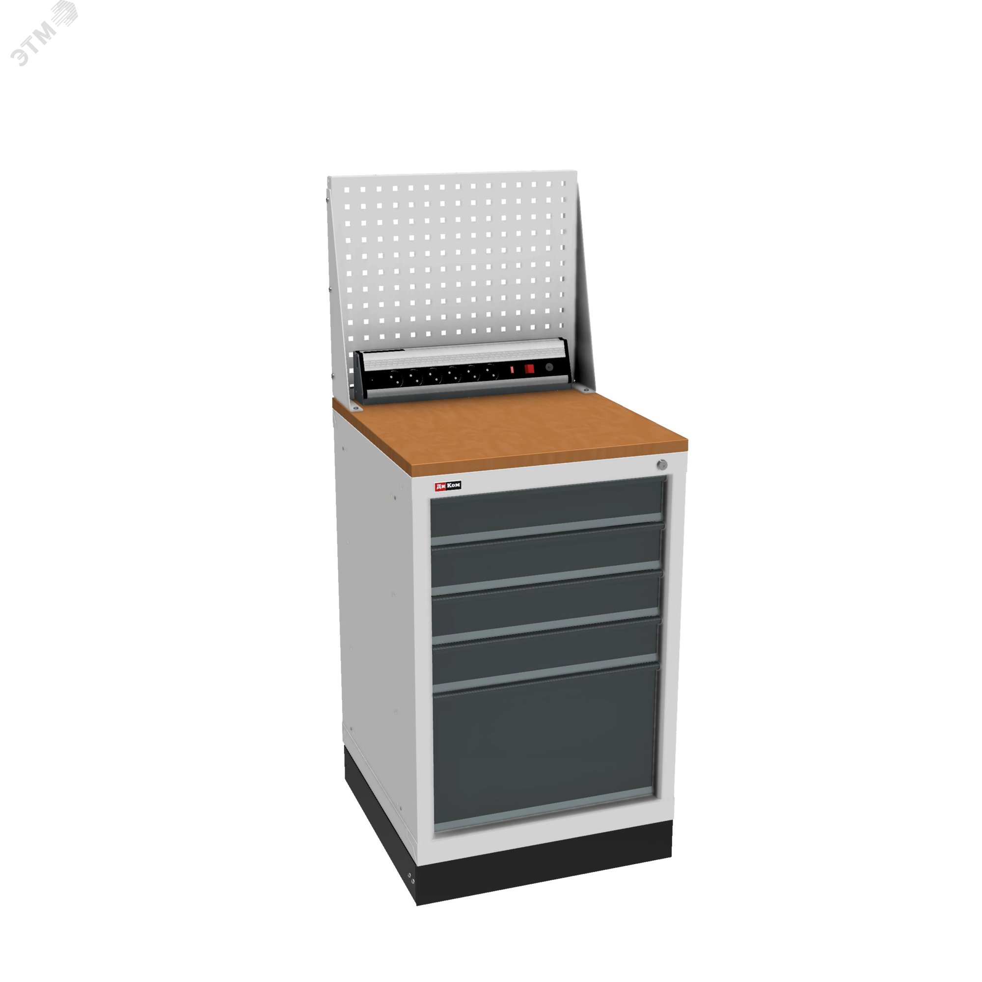 Изображение товара Инструментальная тумба ДиКом ВЛ-К-015-06 для мастерских и гаражей