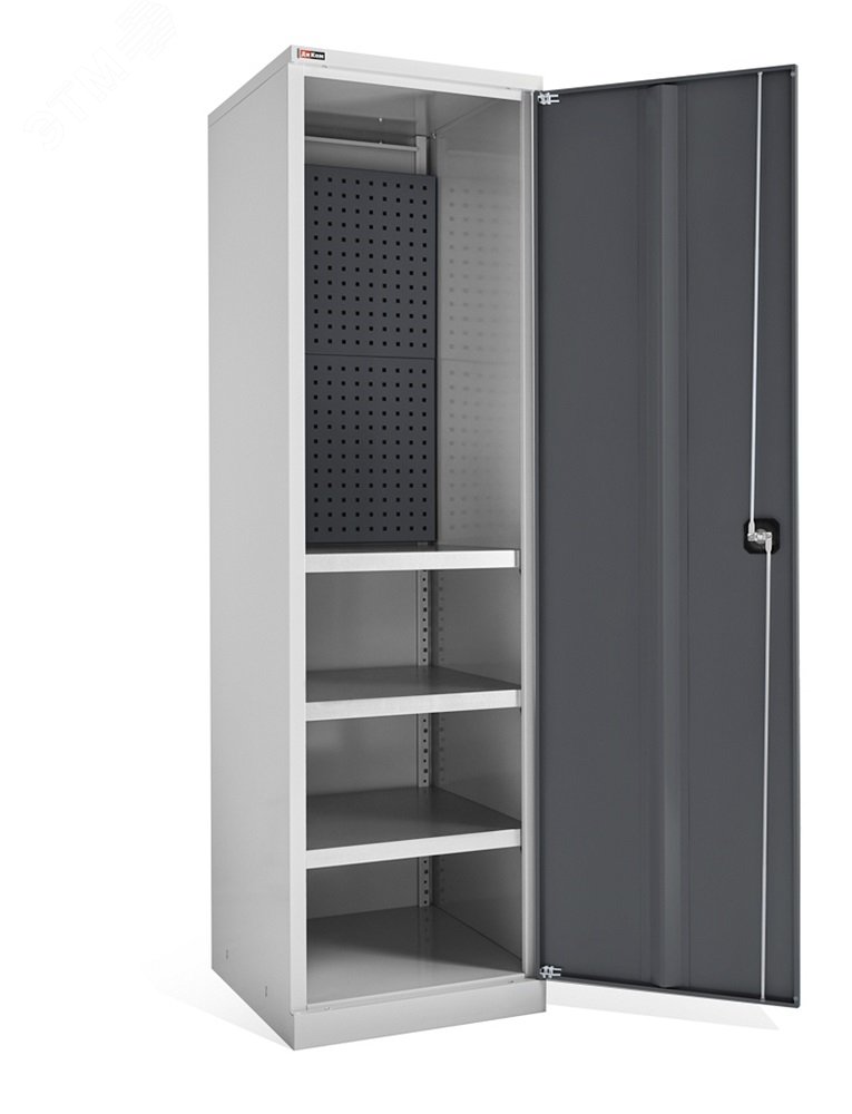 Изображение товара Металлический сборный шкаф инструментальный с оцинкованными полками и защитной окраской