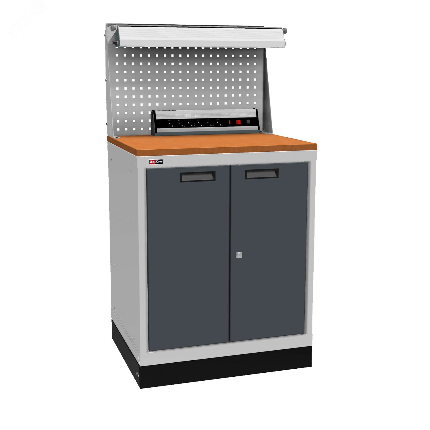 Изображение товара Тумба инструментальная НАБОР ВС-020-06 прочная рабочая станция с электропанелью