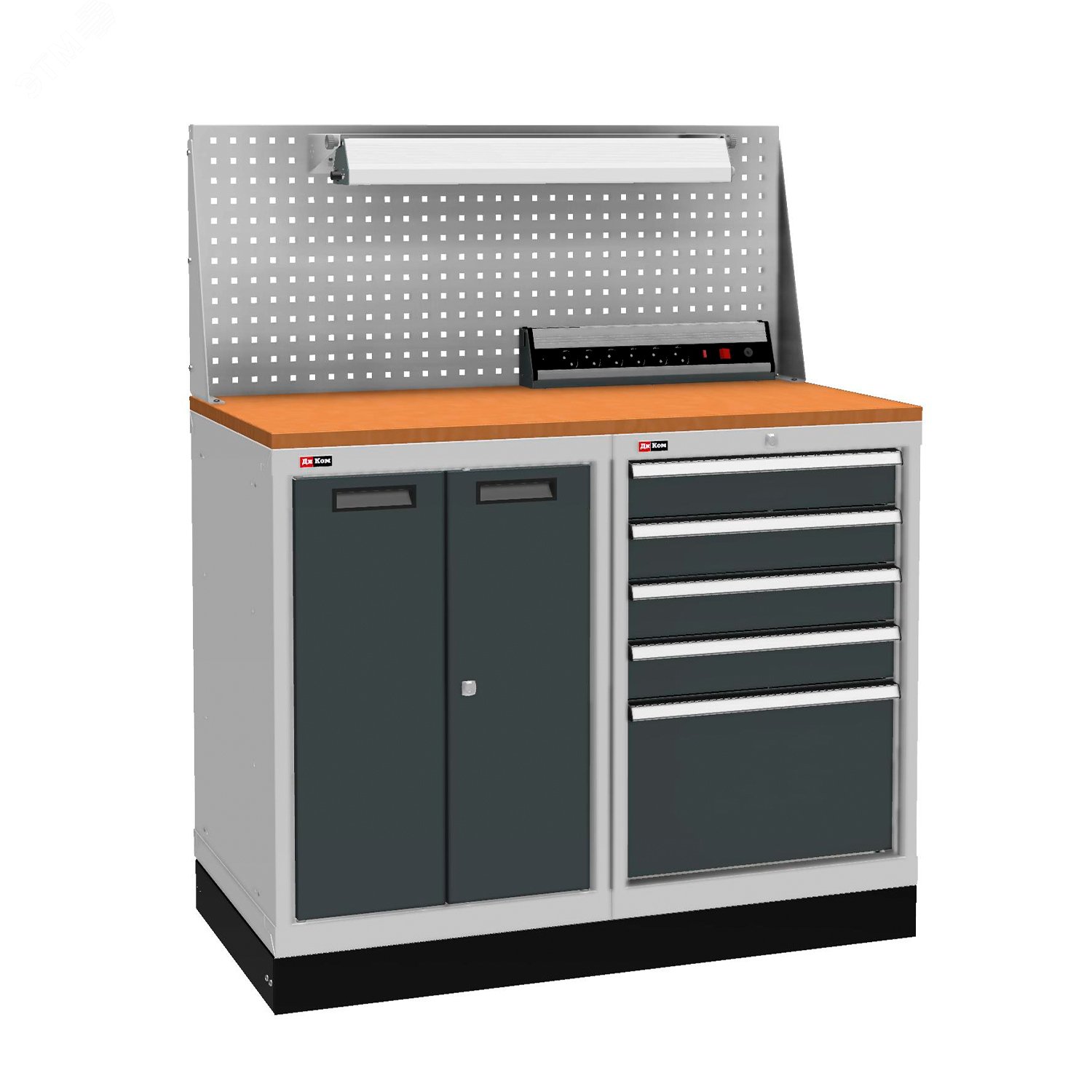 Изображение товара Тумба-верстак НАБОР ВС-14 прочное рабочее место со светодиодным освещением