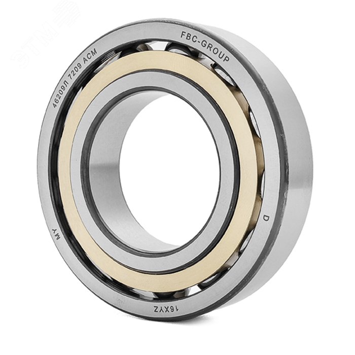 Изображение товара Подшипник 46209 Л FBC радиально-упорный шариковый однорядный ГОСТ