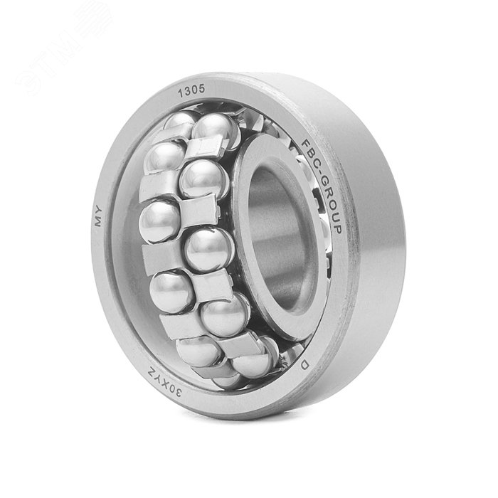 Изображение товара Подшипник 1305 FBC шариковый радиальный двухрядный ГОСТ высокого качества