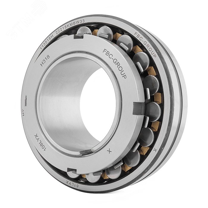 Изображение товара Подшипник качения роликовый радиальный сферический двухрядный FBC 113518 Н