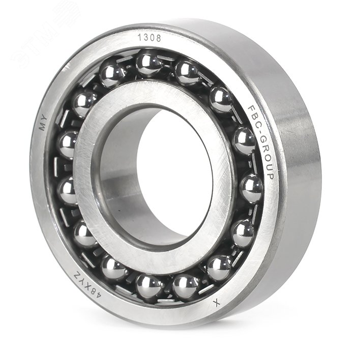 Изображение товара Подшипник 1308 FBC шариковый радиальный сферический двухрядный ГОСТ