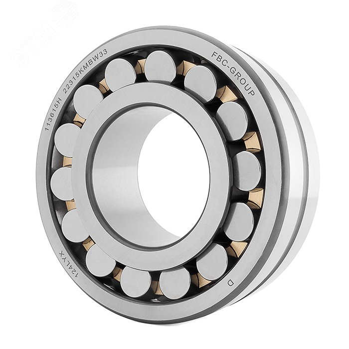 Изображение товара Подшипник роликовый сферический двухрядный 113615 Н FBC ГОСТ