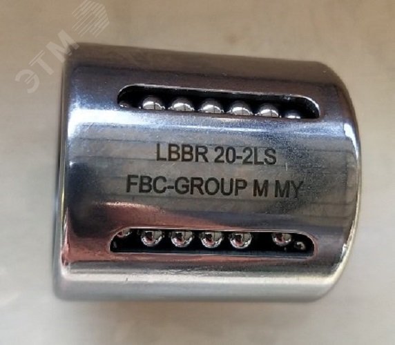 Изображение товара Подшипник шариковый линейный LBBR 20-2LS FBC (ISO) Малайзия