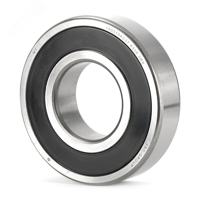 Изображение товара Подшипник 180310 АС17 FBC радиальный шариковый с двойным уплотнением 50x110x27 мм