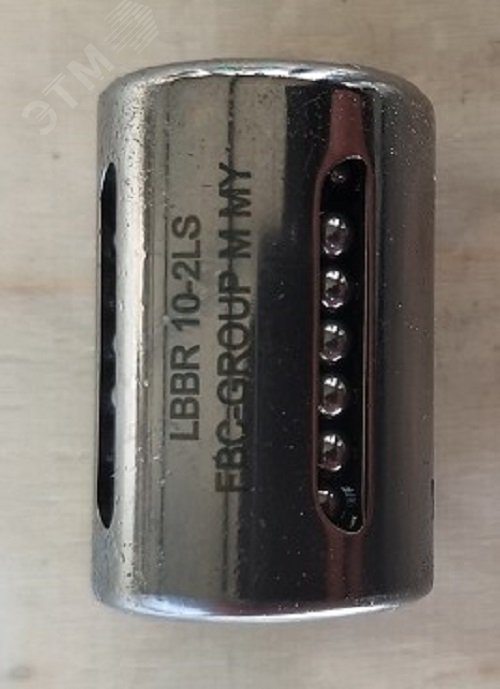 Изображение товара Подшипник LBBR 10-2LS FBC шариковый линейный один ряд высокоуглеродистая сталь