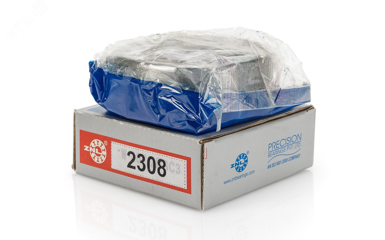 Изображение товара Подшипник шариковый самоустанавливающийся 1608 90x40x33 ZNL Индия