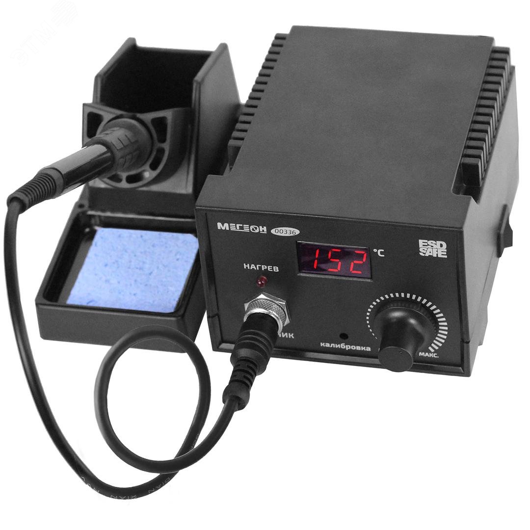 Изображение товара МЕГЕОН 00336 станция паяльная с регулировкой температуры и дисплеем