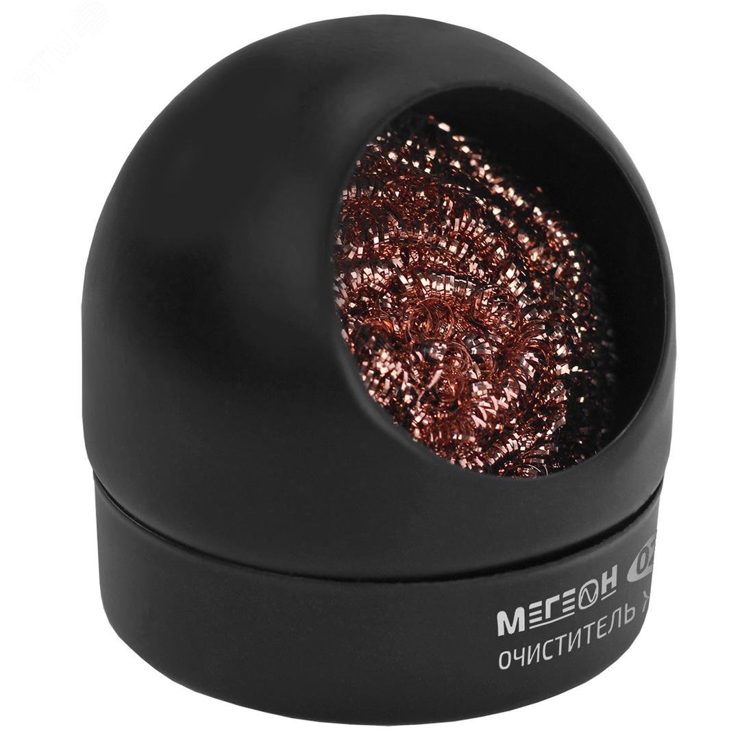 Изображение товара Очиститель жала паяльника МЕГЕОН 02599 с омедненной губкой