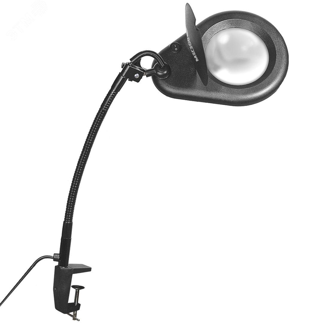 Изображение товара Лампа-лупа бестеневая МЕГЕОН 02802 с подсветкой 2.25х диаметр 122 мм