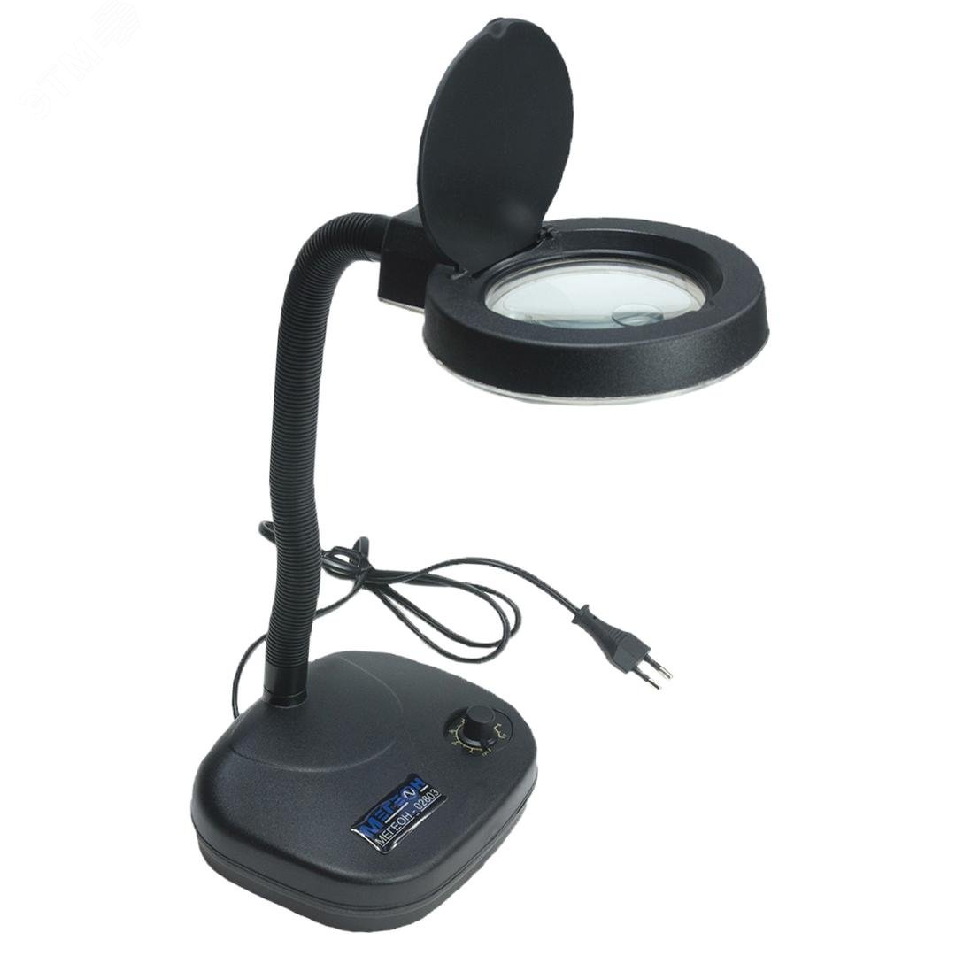 Изображение товара Бестеневая лампа-лупа МЕГЕОЕН 02803 с регулировкой подсветки и увеличением