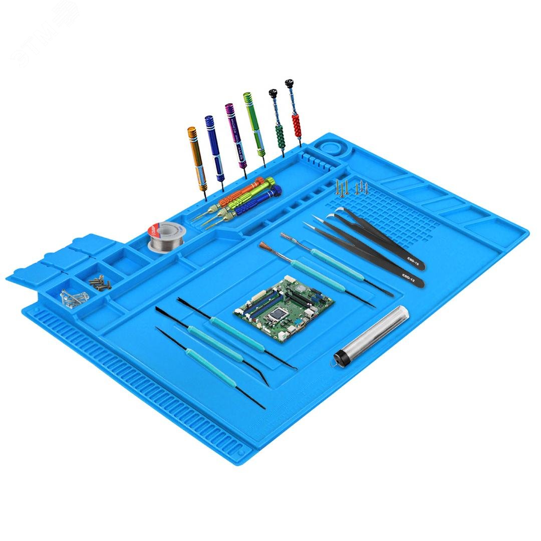 Изображение товара Коврик монтажный МЕГЕОН 02816 для электроники и радиоэлектроники