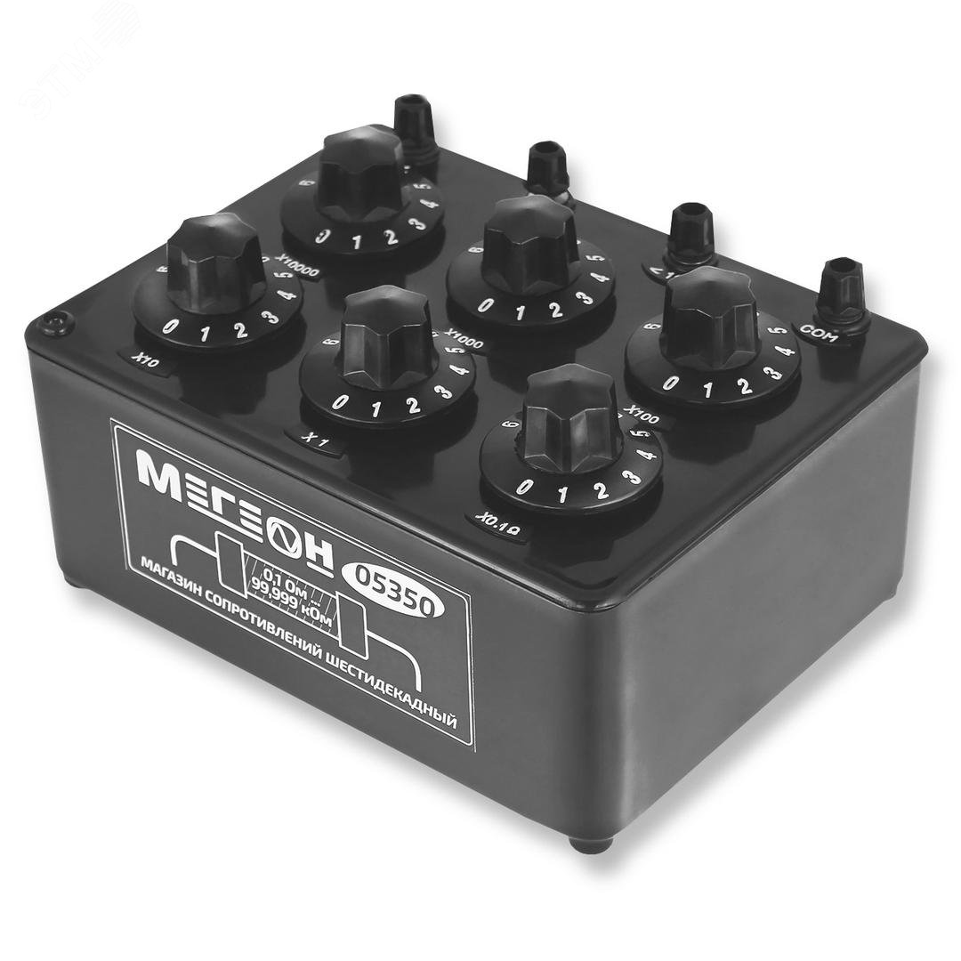 Изображение товара Магазин сопротивления 05350 МЕГЕОН для точных измерений сопротивлений