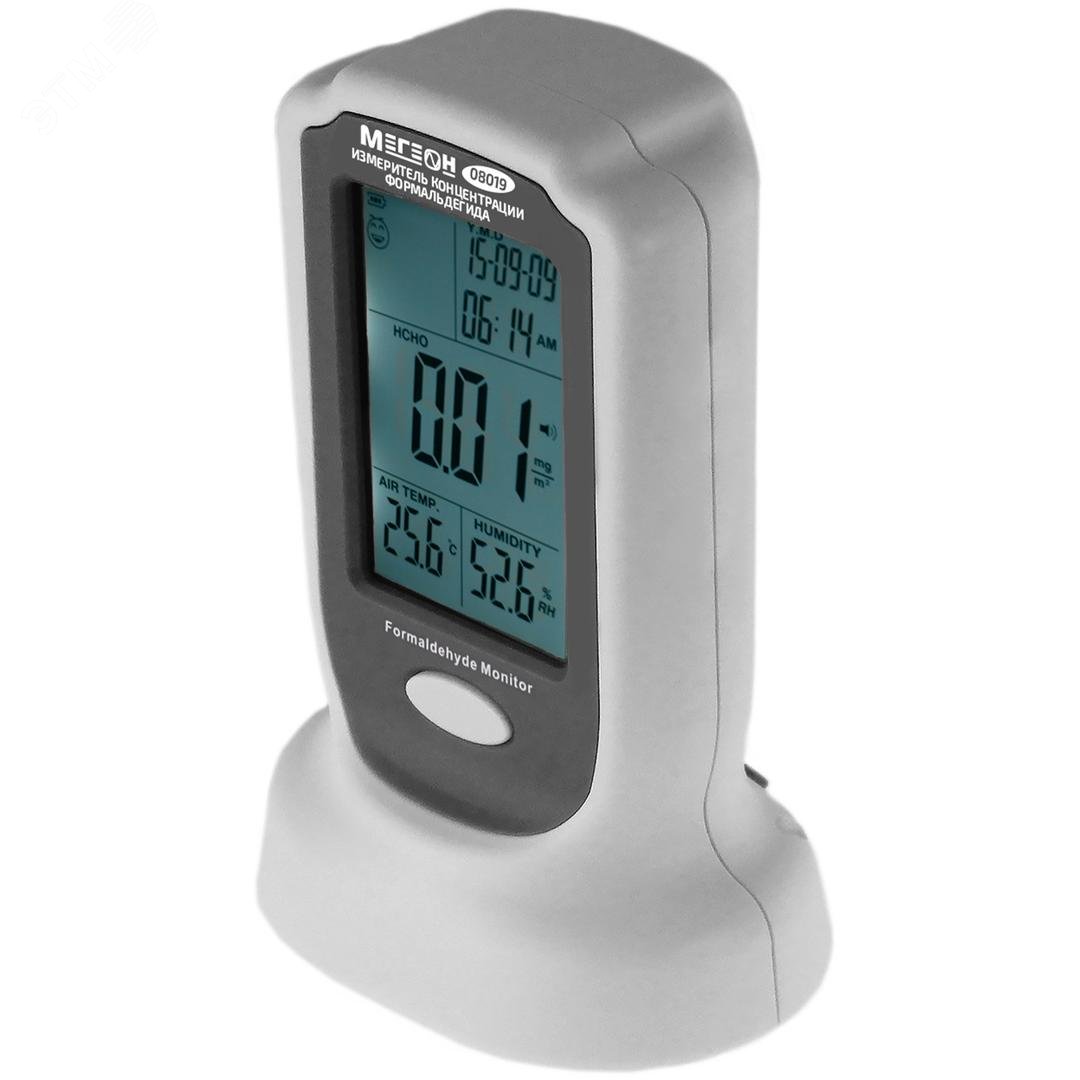 Изображение товара Измеритель концентрации формальдегида и температуры МЕГЕОН 08019