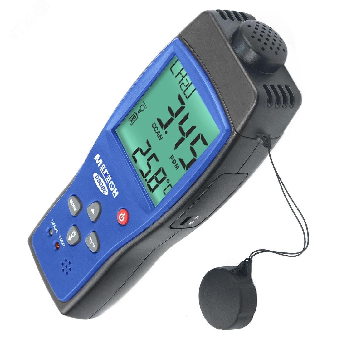 Изображение товара Детектор формальдегида MEGEON 08086 анализатор воздуха с высокоточным датчиком