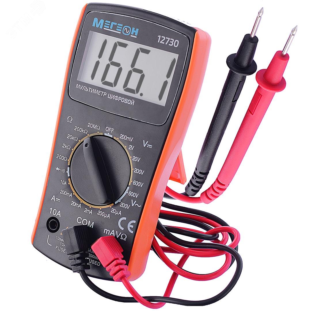Изображение товара Цифровой мультиметр МЕГЕОН 12730 для измерения электрических величин