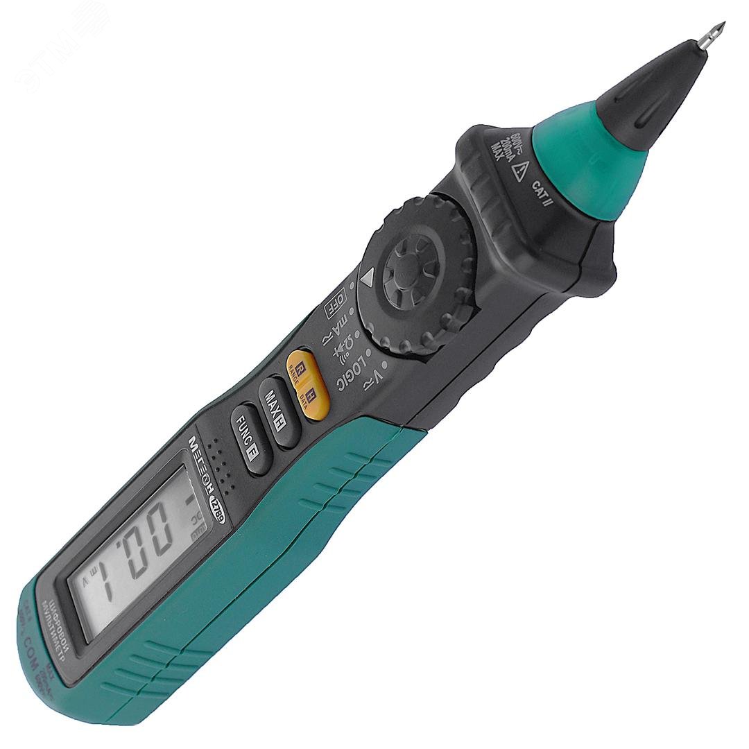 Изображение товара Цифровой мультиметр МЕГЕОН 12789 ручка для измерений напряжения тока сопротивления