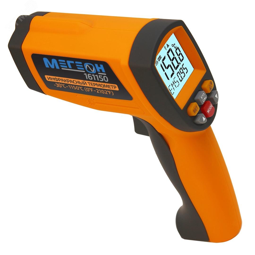 Изображение товара Измеритель температуры инфракрасный МЕГЕОН 161150 для точных измерений