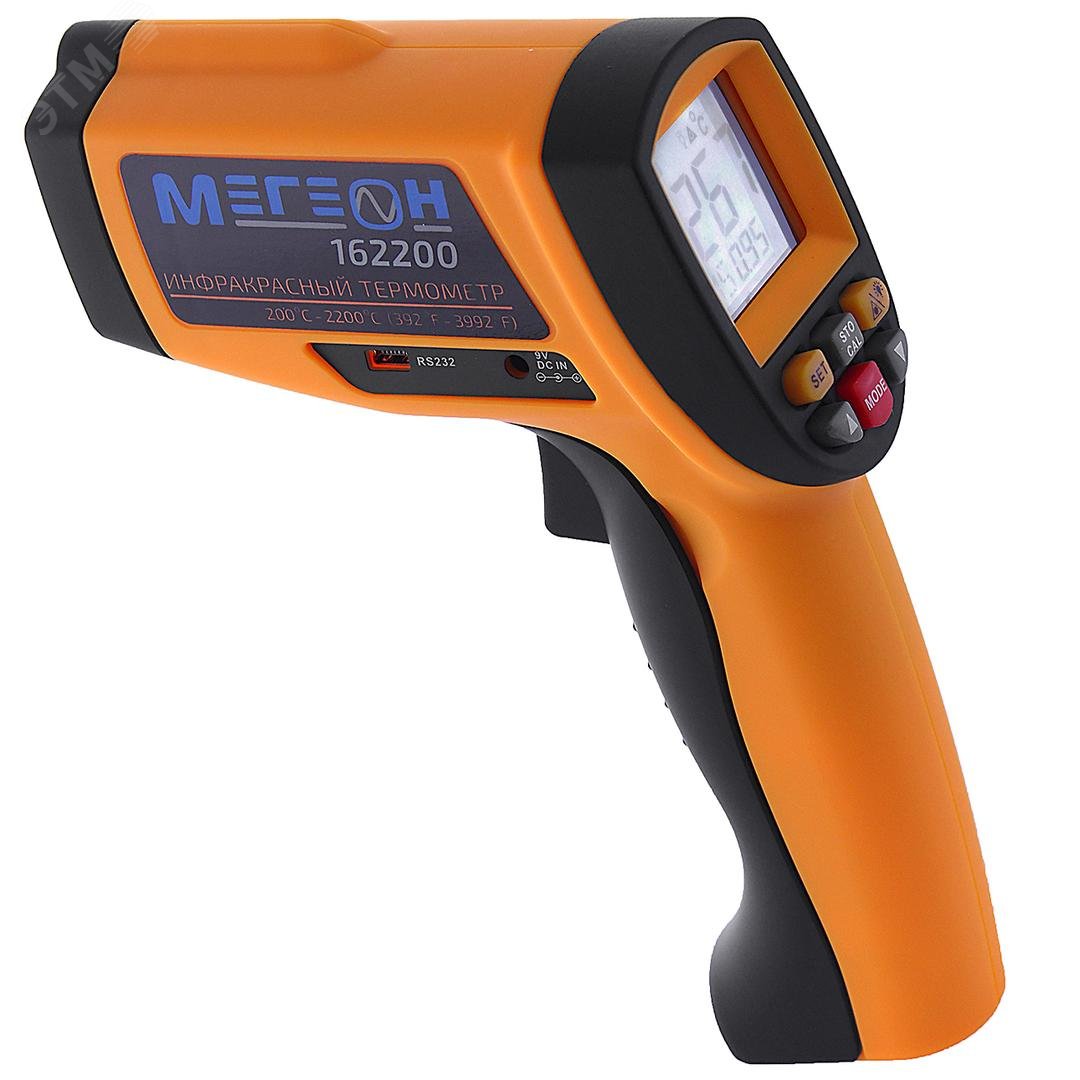 Изображение товара Измеритель температуры лазерный (пирометр) 162200 (шт)