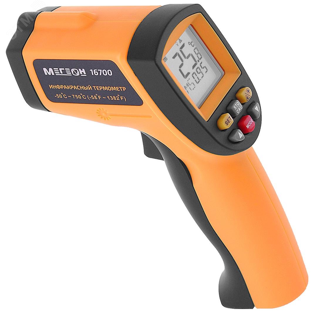 Изображение товара ИК-термометр-пирометр МЕГЕОН 16700 для бесконтактных измерений