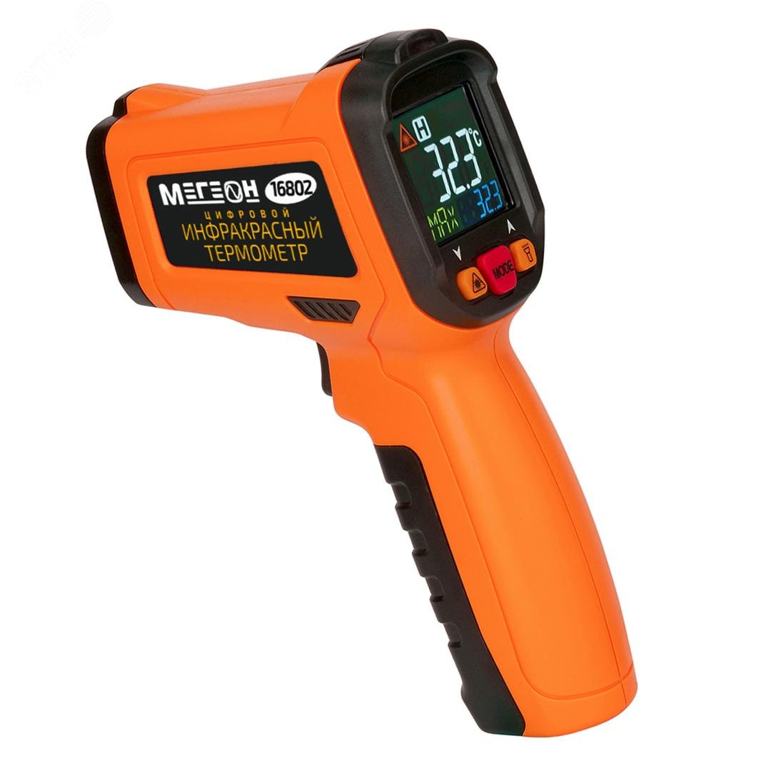 Изображение товара Инфракрасный термометр с термопарой МЕГЕОН 16802