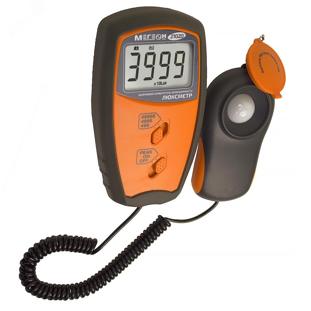 Изображение товара Цифровой люксметр МЕГЕОН 21020 для измерения освещенности