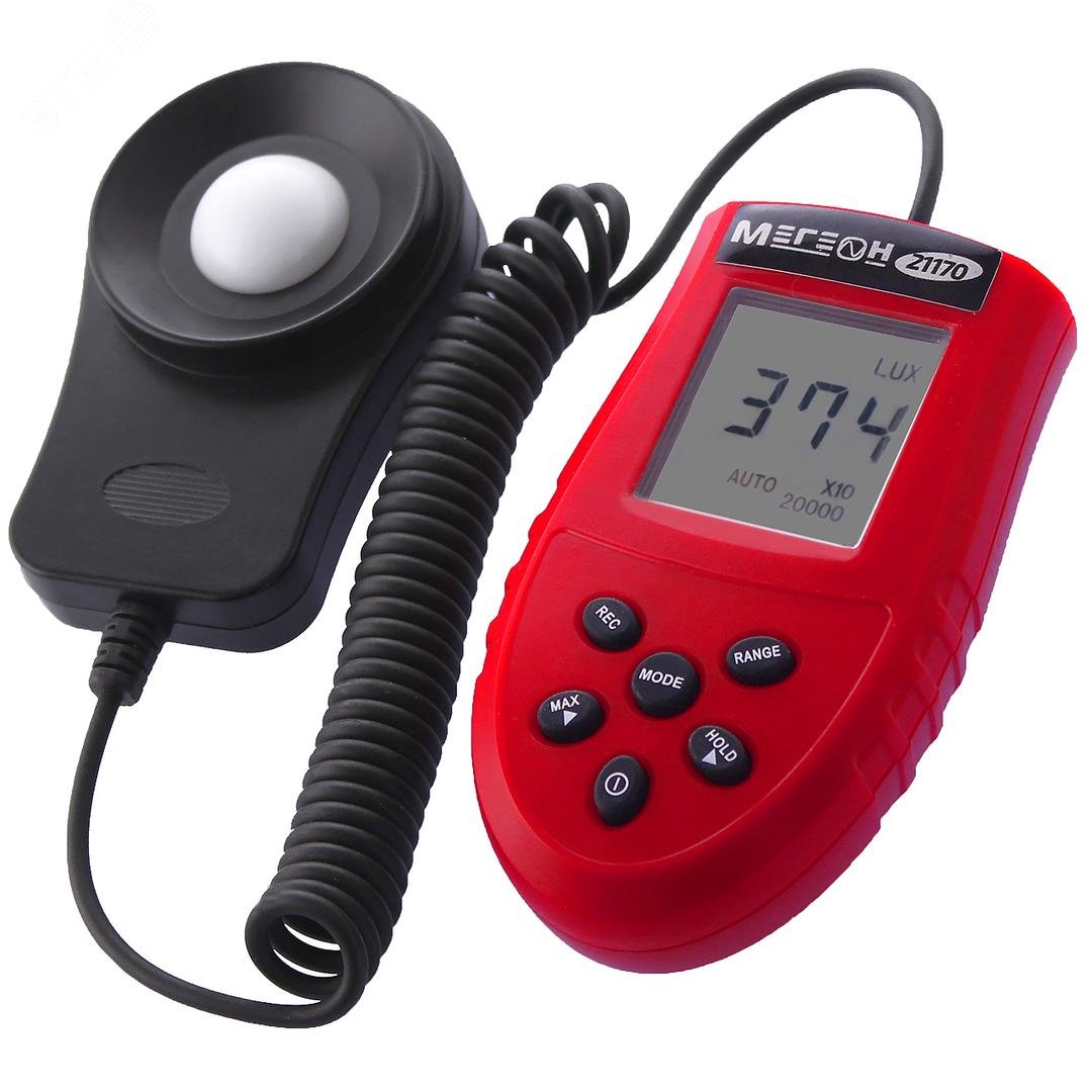 Изображение товара Измеритель освещенности с функцией записи 21170 (шт)